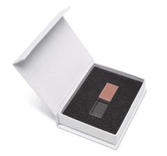 CTRL+C SADA USB KRYSTAL bronzový v bielej krabičke s magnetom, 16 GB, USB 2.0