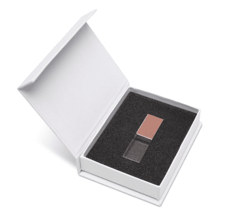 CTRL+C SADA USB KRYSTAL bronzový v bielej krabičke s magnetom