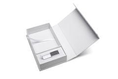 CTRL+C SADA USB KRYSTAL strieborný v bielej krabičke FOTOALBUM s magnetom, 64 GB, USB 2.0