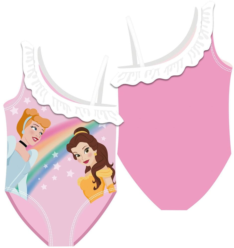 Disney dievčenské jednodielne plavky Princess WD14233 ružová 104/110