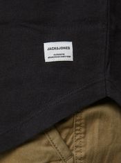 Jack&Jones Čierne basic tričko Jack & Jones M