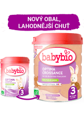 Babybio OPTIMA 3 dojčenské bio mlieko 800 g