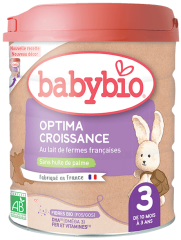 Babybio OPTIMA 3 dojčenské bio mlieko 800 g