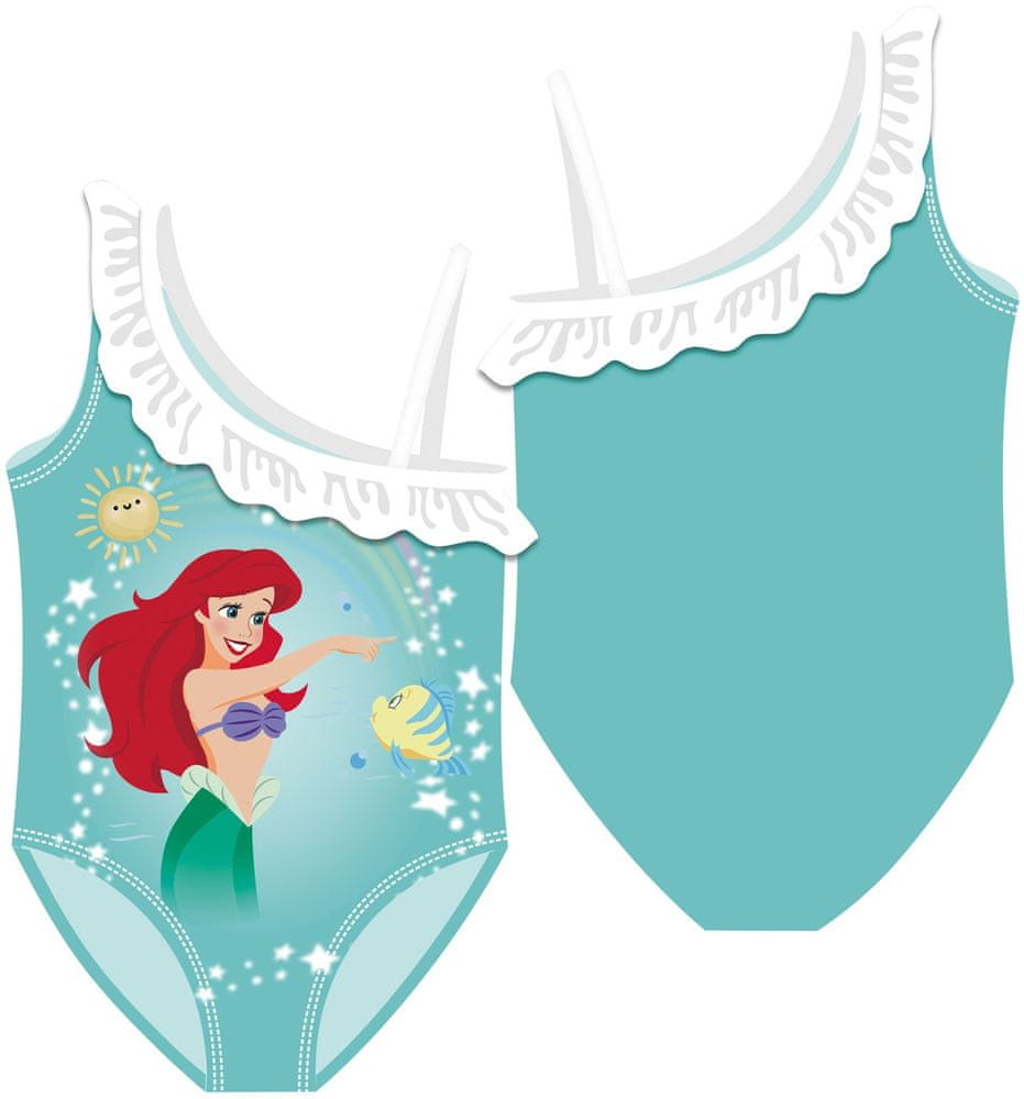 Disney dievčenské jednodielne plavky Princess WD14233_1 zelené 98/104