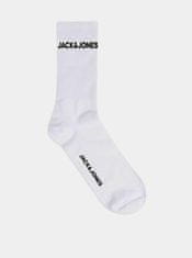 Jack&Jones Sada piatich párov bielych ponožiek Jack & Jones UNI