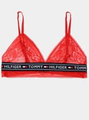 Tommy Hilfiger Tommy Hilfiger červená čipkovaná podprsenka Triangle Bralette XS