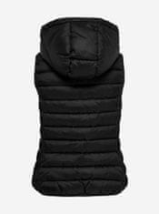 ONLY Čierna prešívaná vesta s kapucou ONLY New Tahoe XL