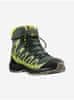 Zeleno-čierne chlapčenské členkové outdoorové topánky Salomon XA PRO 32