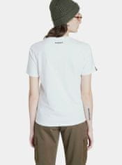 Desigual Biele tričko s potiskem Desigual S