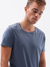 OMBRE pánske basic tričko Elis džínsová M