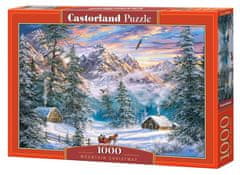 Castorland Puzzle Vianočné hory 1000 dielikov