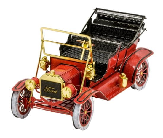 Metal Earth 3D puzzle Ford model T 1908 (červený)