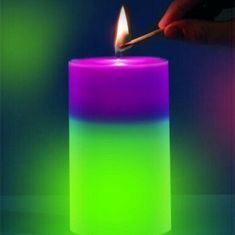Netscroll Vosková sviečka, ktorá mení farbu, WaxLEDLight