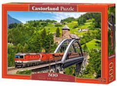 Castorland Puzzle Vlak na moste 500 dielikov