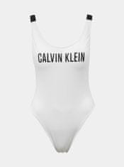 Calvin Klein Calvin Klein biele jednodielne plavky S