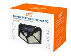 LTC Vonkajšie solárne LED osvetlenie LTC LXLL119, PIR, súmrakový senzor