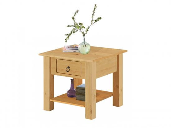 Danish Style Odkladací stolík Inge, 50 cm, borovica