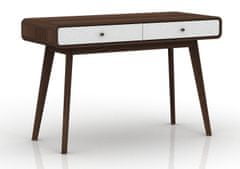 Danish Style Pracovný stôl Calin, 120 cm, orechová
