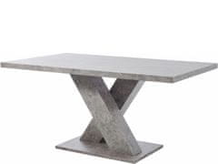 Danish Style Jedálenský stôl Anto, 160 cm, pohľadový betón