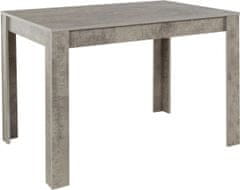 Danish Style Jedálenský stôl Lora II., 120 cm, pohľadový betón