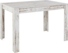 Danish Style Jedálenský stôl Lora II., 120 cm, biela