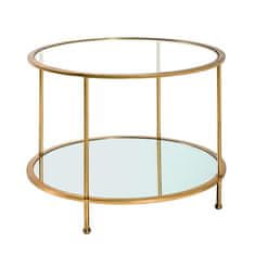 Mørtens Furniture Konferenčný stolík Anite, 45 cm, zlatá