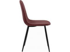 Danish Style Jedálenská stolička Ines (SET 4 ks), ružová