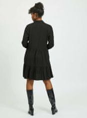 VILA Čierne košeľové šaty VILA Morose XS