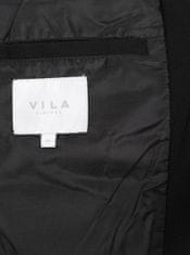 VILA Čierny blejzer s 3/4 rukávmi VILA Her XL