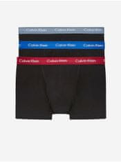 Calvin Klein Sada troch pánskych boxerok v čiernej farbe Calvin Klein Underwear S