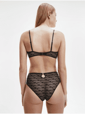 Calvin Klein Čierna vzorovaná podprsenka Calvin Klein Underwear L