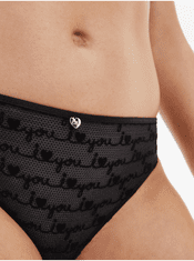 Calvin Klein Čierne vzorované nohavičky Calvin Klein Underwear XS