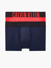 Calvin Klein Sada dvoch boxeriek v tmavomodrej a koralovej farbe Calvin Klein S