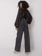 Stylomat Tmavosivé džínsové nohavice, velikost L
