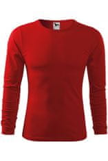Malfini Pánske tričko s dlhým rukávom, červená, M