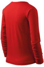 Malfini Detské tričko s dlhým rukávom, červená, 134cm / 8rokov