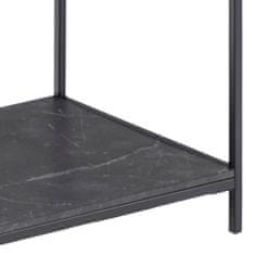 Design Scandinavia Konferenčný stolík Infinity, 100 cm, čierna