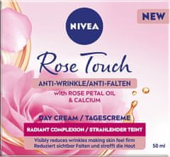 Nivea Denný krém proti vráskam s ružovým olejom a kalciom Rose Touch ( Anti-Wrinkle Day Cream) 50 ml