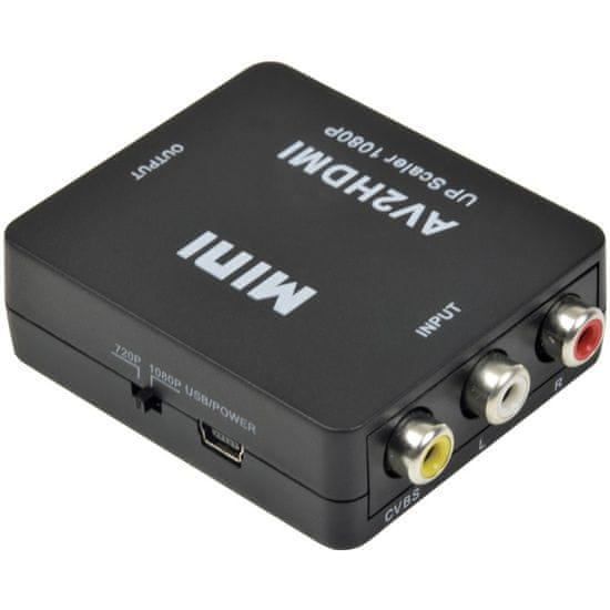 AV:link Kompozitný konvertor RCA na HDMI AV