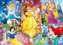 Clementoni Brilliant puzzle Disney princezné: Rozprávkové svety 104 dielikov