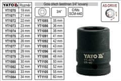 YATO Gola orech šesťhran 3/4&quot; kovaný 52mm