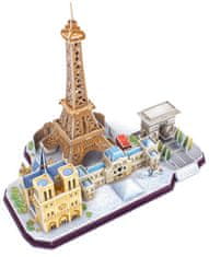 CubicFun 3D puzzle CityLine panorama: Paríž 114 dielikov