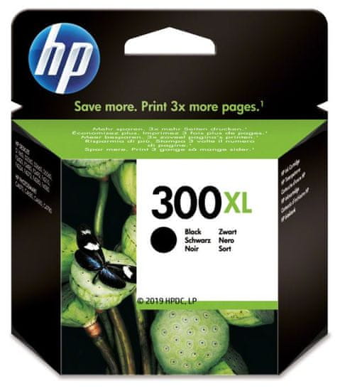 HP 300XL čierna - originálna náplň (CC641EE)