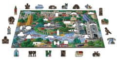 Wooden city Drevené puzzle Londýnske pamiatky 2v1, 505 dielikov EKO