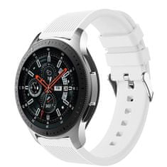 4wrist Silikónový remienok na Samsung Galaxy Watch – Biely 22 mm