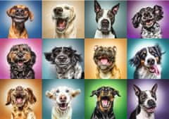 Trefl Puzzle Zábavné psie portréty 1000 dielikov