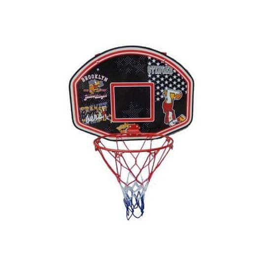 Spartan Sport basketbalový kôš s doskou 60 x 44 cm s loptou