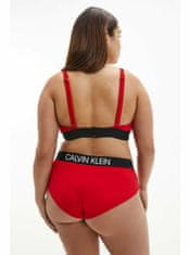 Calvin Klein Červený horný diel plaviek High Apex Triangle-RP Calvin Klein Underwear M