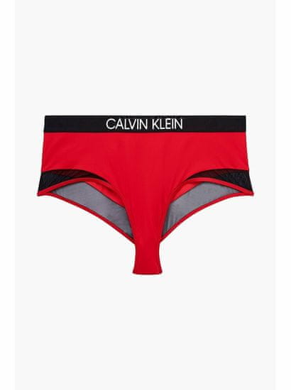 Calvin Klein Červený spodný diel plaviek High Waist Bikini Calvin Klein Underwear