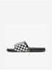 Bielo-čierne vzorované papuče VANS Checkerboard Mens La Costa 44 1/2